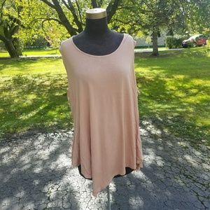Peach colored tank top